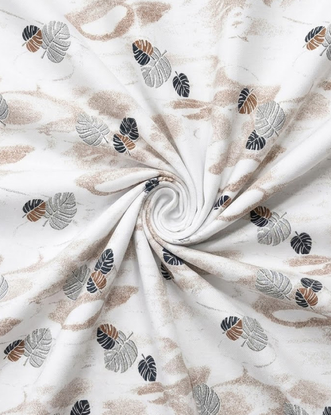 Rustic Monsoon Leaf Print