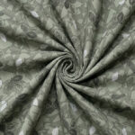 Sage Geo Leaf Cotton