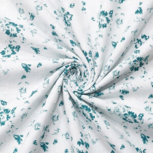 Powder Blue Ditsy Floral Print