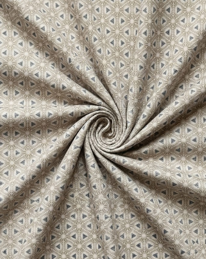 Beige Geometric Triangle Tessellation