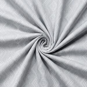 Silver Grey Diamond Geometric Jacquard