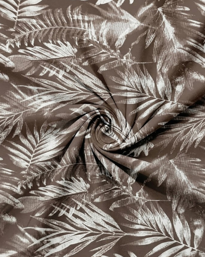 Taupe Fern Leaf Botanical