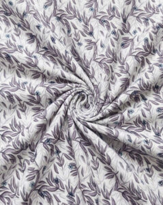 Lilac & Slate Blue Vine Floral