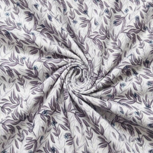 Lilac & Slate Blue Vine Floral