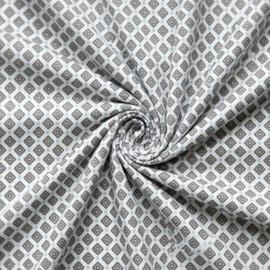 Grey & White Diamond Dot Geometric