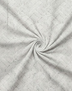 White & Grey Abstract Brushstroke Geometric