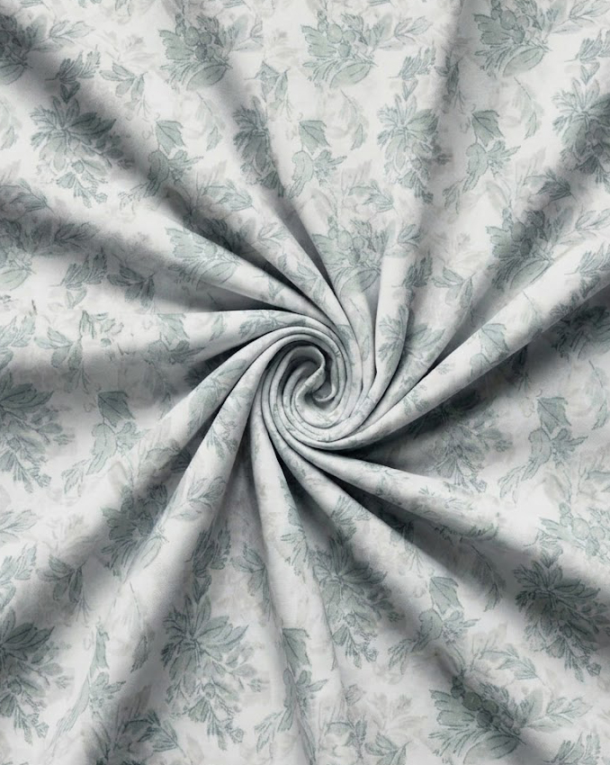 Watercolour Grey Floral Botanical