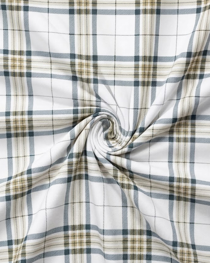 Beige & Grey Classic Plaid