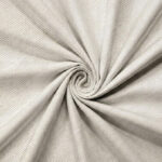 Beige Solid Twill Cotton