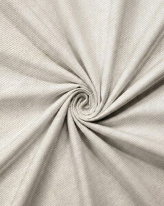 Beige Solid Twill Cotton