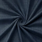 Navy Blue Solid Cotton