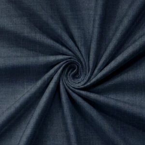 Navy Blue Solid Cotton