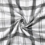 Black & White Wide Plaid Check