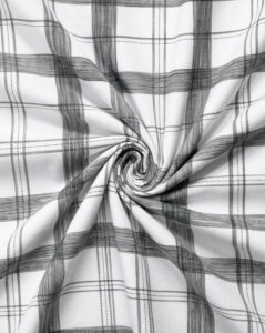 Black & White Wide Plaid Check
