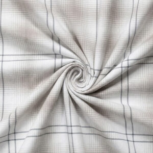 Light Grey & White Micro Check