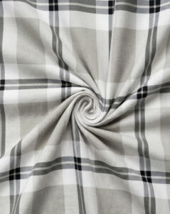White, Black & Grey Bold Plaid