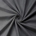 Dark Grey Solid Cotton